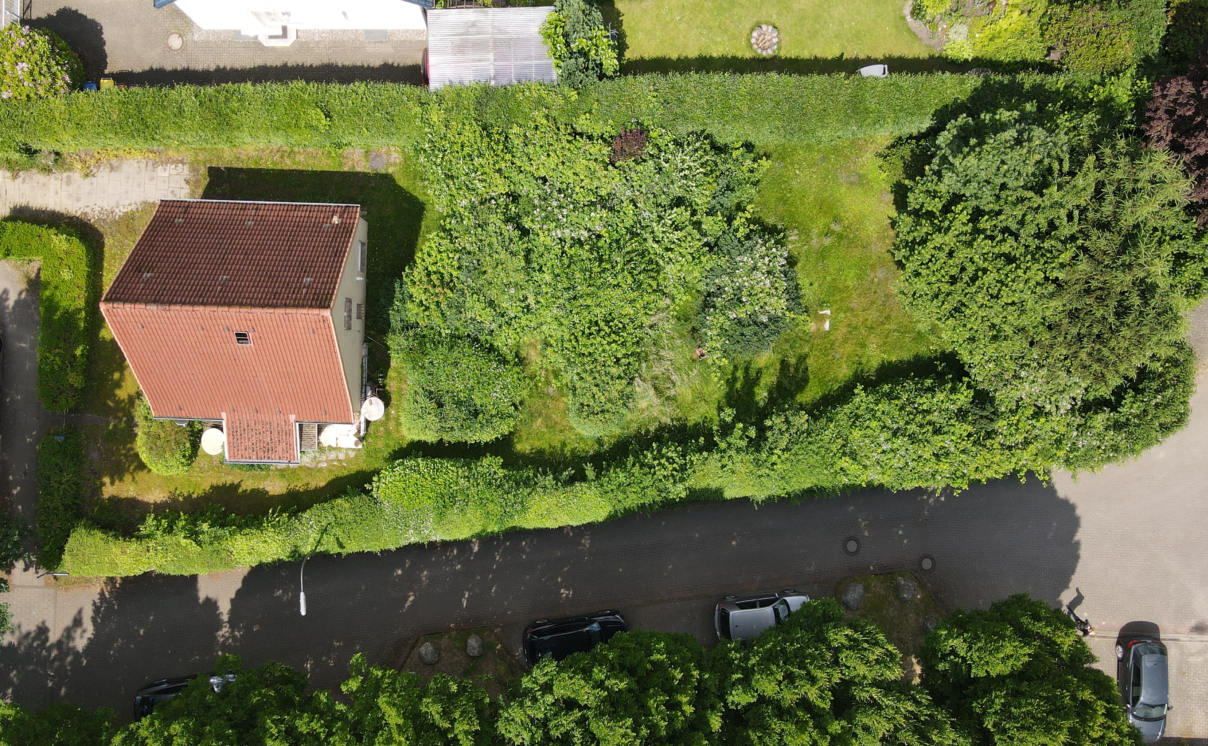 Grundstück von oben