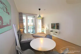 220198 HomeCompany Dresden Möbliert/Furnished Studio Apartment mit Balkon in Dresden-Äußere Neustadt max. 2 Personen