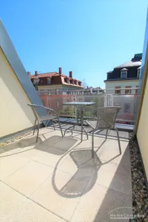 2079511 HomeCompany Dresden Möbliert/Furnished 2-Zimmer Wohnung mit Dachterrasse in Dresden-Striesen YouTube Virtual Tour max. Personen 2
