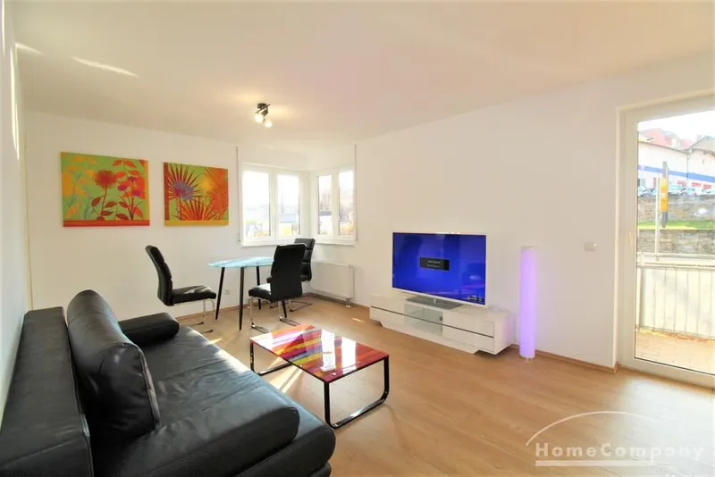 24151  HomeCompany Dresden Möbliert/Furnished 1,5-Zimmer Apartment mit Balkon in Dresden-Löbtau max. 2 Personen