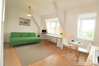 14180 HomeCompany Dresden Möbliert/Furnished Studio Apartment im Dachgeschoß in Dresden-Neustadt max. 1 Person