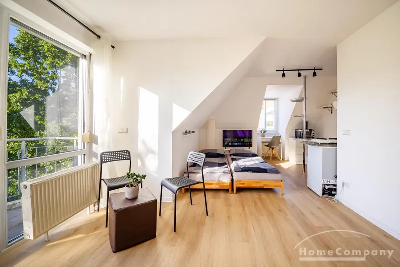 23447 HomeCompany Dresden Möbliert/Furnished Studio Apartment in Dresden mit Balkon Nähe Universität max. 2 Personen