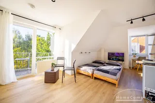 23447 HomeCompany Dresden Möbliert/Furnished Studio Apartment in Dresden mit Balkon Nähe Universität max. 2 Personen