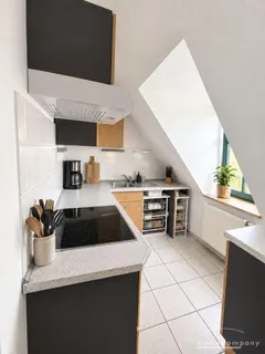 22936 HomeCompany Dresden Möbliert/Furnished 3-Zimmer Dachgeschoß Wohnung in Dresden-Kleinzschachwitz