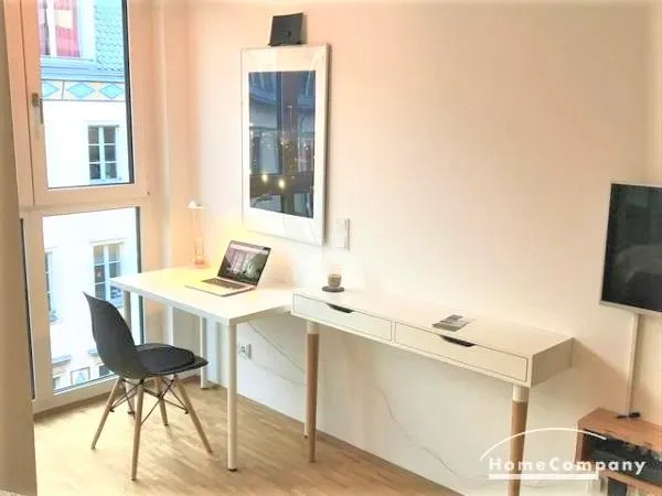 1373418 HomeCompany Dresden Möbliert/Furnished Studio Apartment mit Balkon in Dresden-Neustadt max. 2 Personen