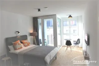 1373418 HomeCompany Dresden Möbliert/Furnished Studio Apartment mit Balkon in Dresden-Neustadt max. 2 Personen