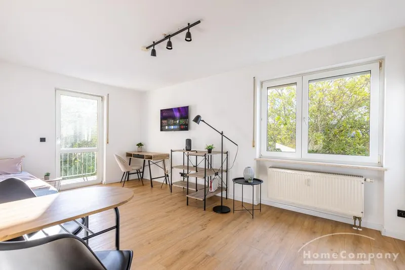 2275819 HomeCompany Dresden Möbliert/Furnished Studio Apartment mit Balkon in Dresden-Plauen/Uninähe max.2 Personen