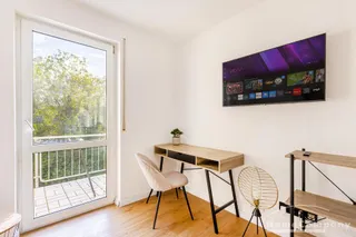 2275819 HomeCompany Dresden Möbliert/Furnished Studio Apartment mit Balkon in Dresden-Plauen/Uninähe max.2 Personen