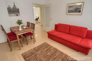 17709 HomeCompany Dresden Möbliert/Furnished 2-Zimmer Apartment mit Balkon in Dresden-Neustadt max. 3 Personen