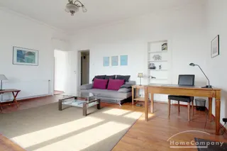 20330G HomeCompany Dresden Möbliert/Furnished 2-Zimmer Apartment mit phantastischer Aussicht über die Stadt am Loschwitzer Elbhang, grosse Dachterrasse max. 2 Personen