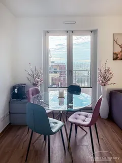 26055 HomeCompany Dresden Möbliert/Furnished 1-Zimmer Apartment in Dresden-Hafencity mit Balkon max. 2 Personen