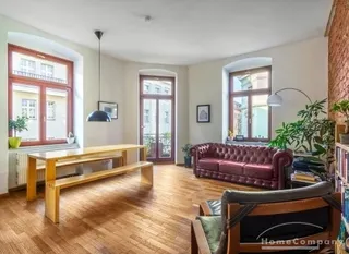 26486 HomeCompany Dresden Möbliert/Furnished 3-Zimmer Apartment mit Balkon in Dresden-Neustadt max. 2 Personen