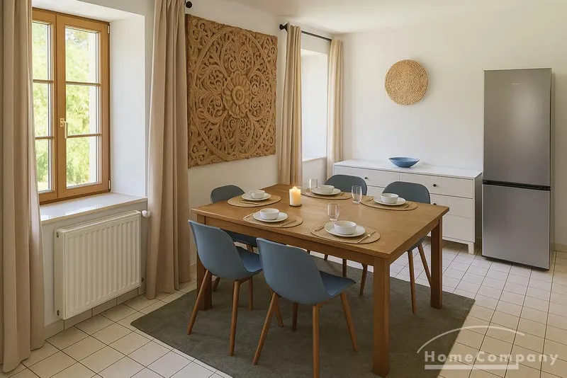 27202 HomeCompany Dresden Möbliert/Furnished 3-Zimmer Wohnung mit Balkon in Dresden-Naußlitz max. 4 Personen
