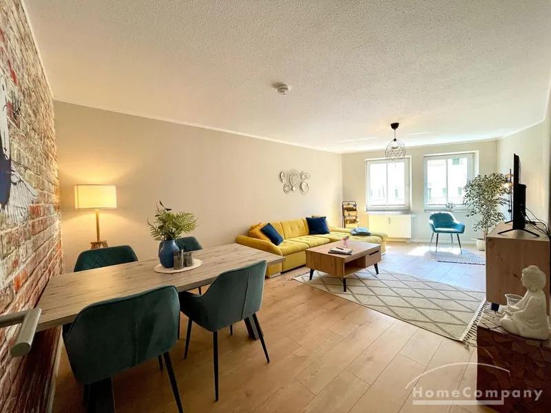 27456 HomeCompany Dresden Möbliert 3-Zimmer Apartment mit Balkon in Dresden - Äußere Neustadt - max. 4 Personen