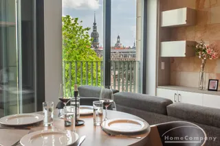 274762 HomeCompany Dresden Möbliert/Furnished Exklusives 2-Zimmer Apartment in Dresden-Altstadt Nähe Frauenkirche max. 4 Personen!