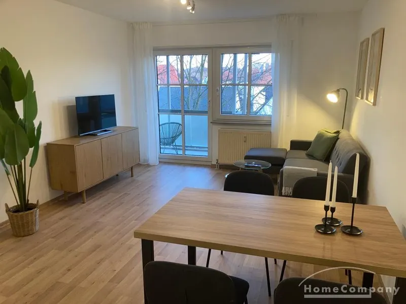 27668 HomeCompany Dresden Möbliert/Furnished 2-Zimmer Apartment mit Balkon in Dresden-Seidnitz max. 2 Personen