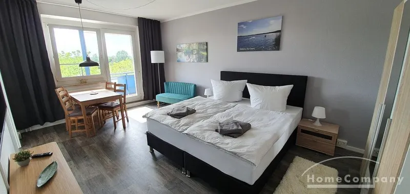 27792 HomeCompany Möbliert/Furnished 2-Zimmer Apartment mit Balkon in Leipzig max. 4 Personen