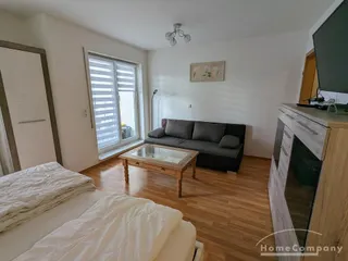27793 HomeCompany Möbliert/Furnished Studio Apartment mit Balkon in Leipzig-Böhlen max. 2 Personen