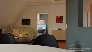 27831 HomeCompany Möbliert/Furnished Dachgeschoss-Wohnung in Leipzig-Schleußig max. 2 Personen