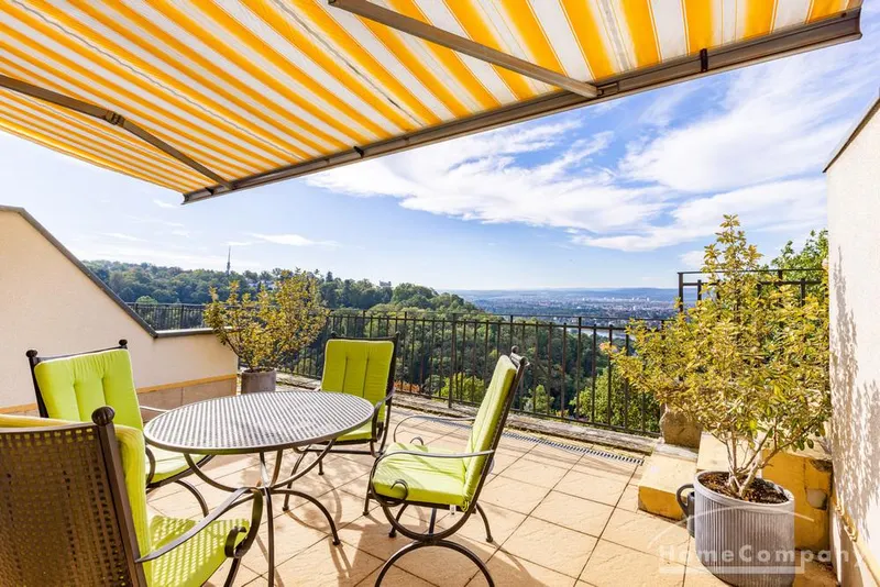 28256 HomeCompany Dresden Möbliert/Furnished  2-Zimmer Apartment mit großer Terrasse in exklusiver Lage am weißen Hirsch in Dresden Max. 2 Personen