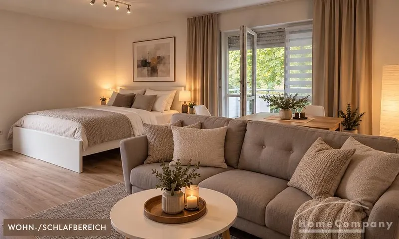28365 HomeCompany Dresden Möbliert/Furnished 1-Zimmer-Wohnung in Dresden-Blasewitz mit Balkon max. 2 Personen