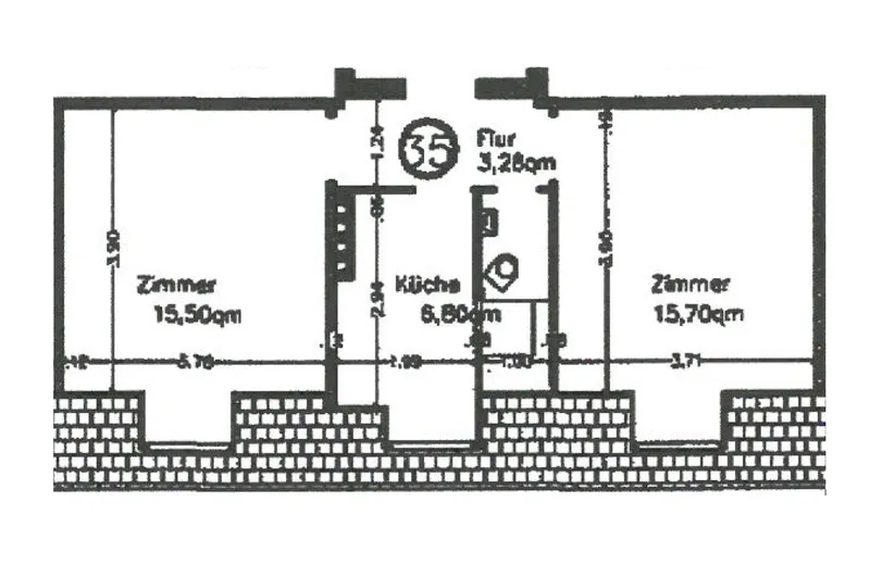 Grundriss 2.OG mitte