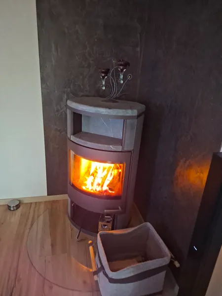 Kamin im Wohnzimmer