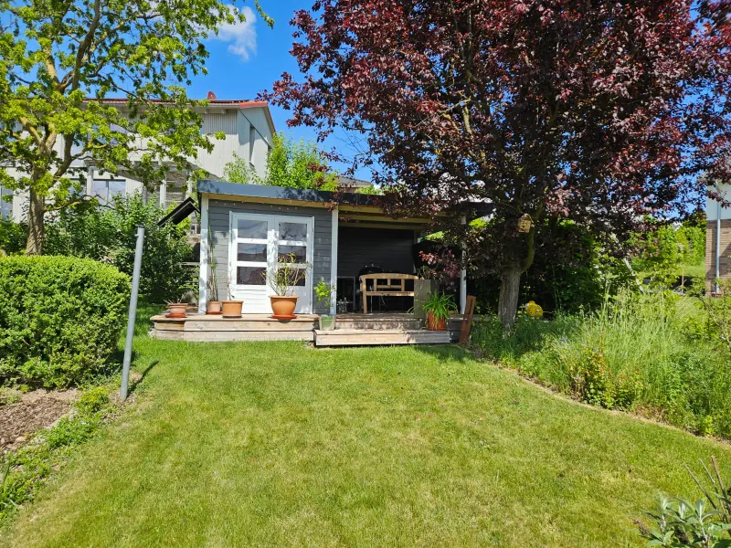 Gartenhaus mit Sonnenterrasse