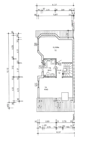 Grundriss Obergeschoss