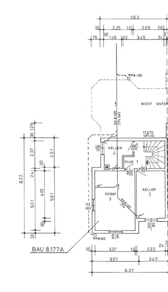 Grundriss Untergeschoss