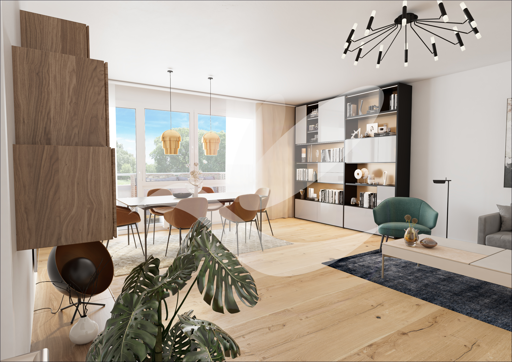 Wohnzimmer Sanierungsbeispiel