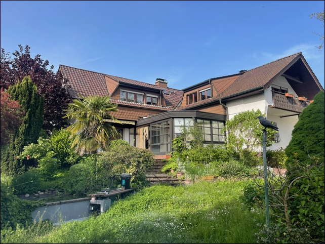 Rückansicht des  Hauses