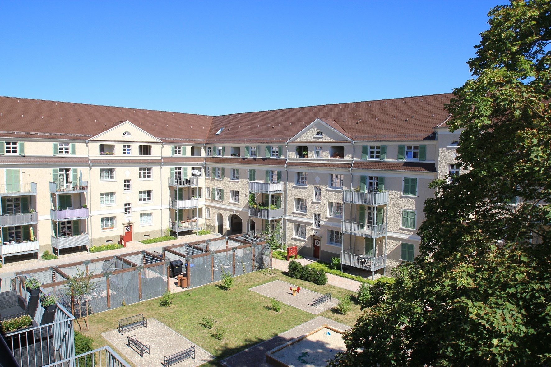 Ausblick von der Loggia