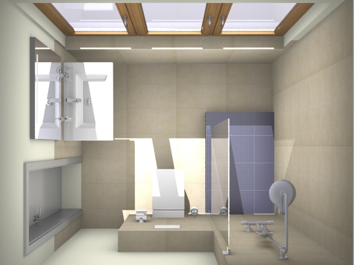 Badezimmer (visualisierte Ansicht)