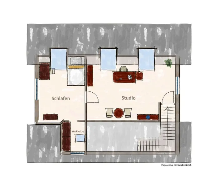 Grundriss Dachgeschoss