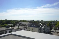 Blick über Schlebusch nach Köln