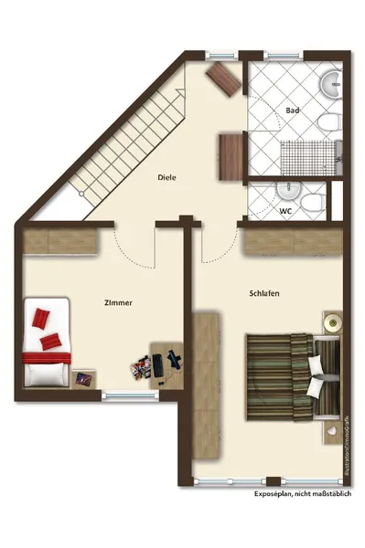 Grundriss Obergeschoss