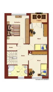 Grundriss Obergeschoss