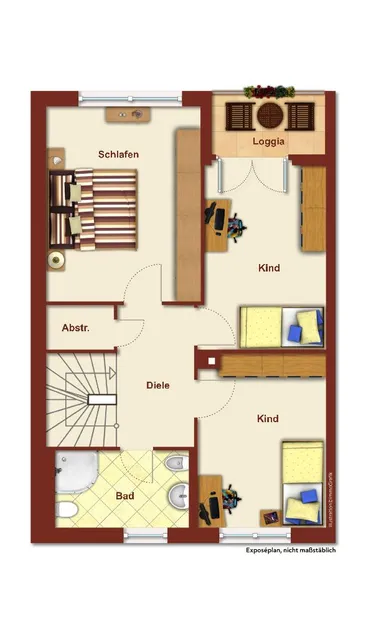 Grundriss Obergeschoss