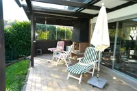 Terrasse und Außenkamin