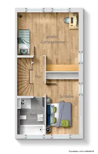 Grundriss Obergeschoss