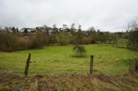 Blickrichtung Norden Ende der Grundstücks