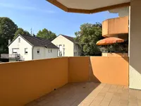 überdachter Balkon