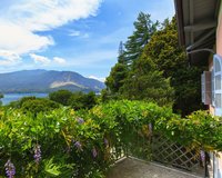 STATELY VILLA WITH A VIEW OF THE NATURE RESERVE AND LAGO MAGGIORE