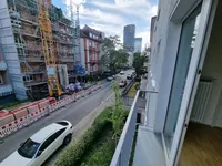 Blick vom Balkon