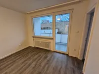 Blick zum Balkon