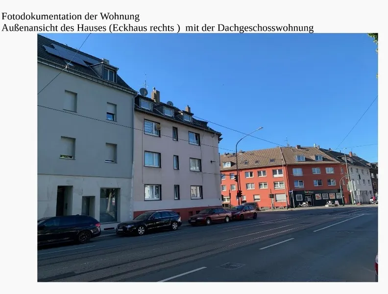 Sch&ouml;ne Dachgeschosswohnung mit Blick &uuml;ber Essen