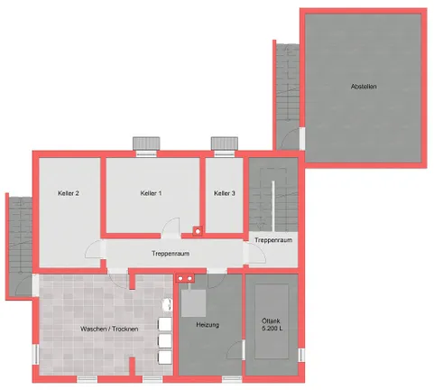 Grundriss Kellergeschoss