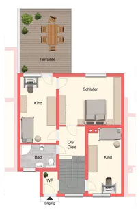 Grundriss Obergeschoss