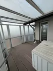 Überdachter Terrassenbereich für Wäsche, AB ...